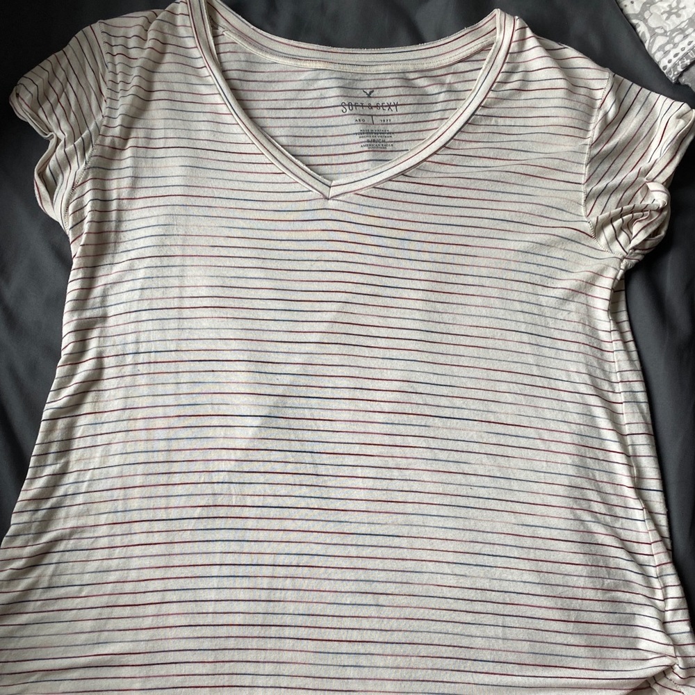American Eagle Striped Shirt